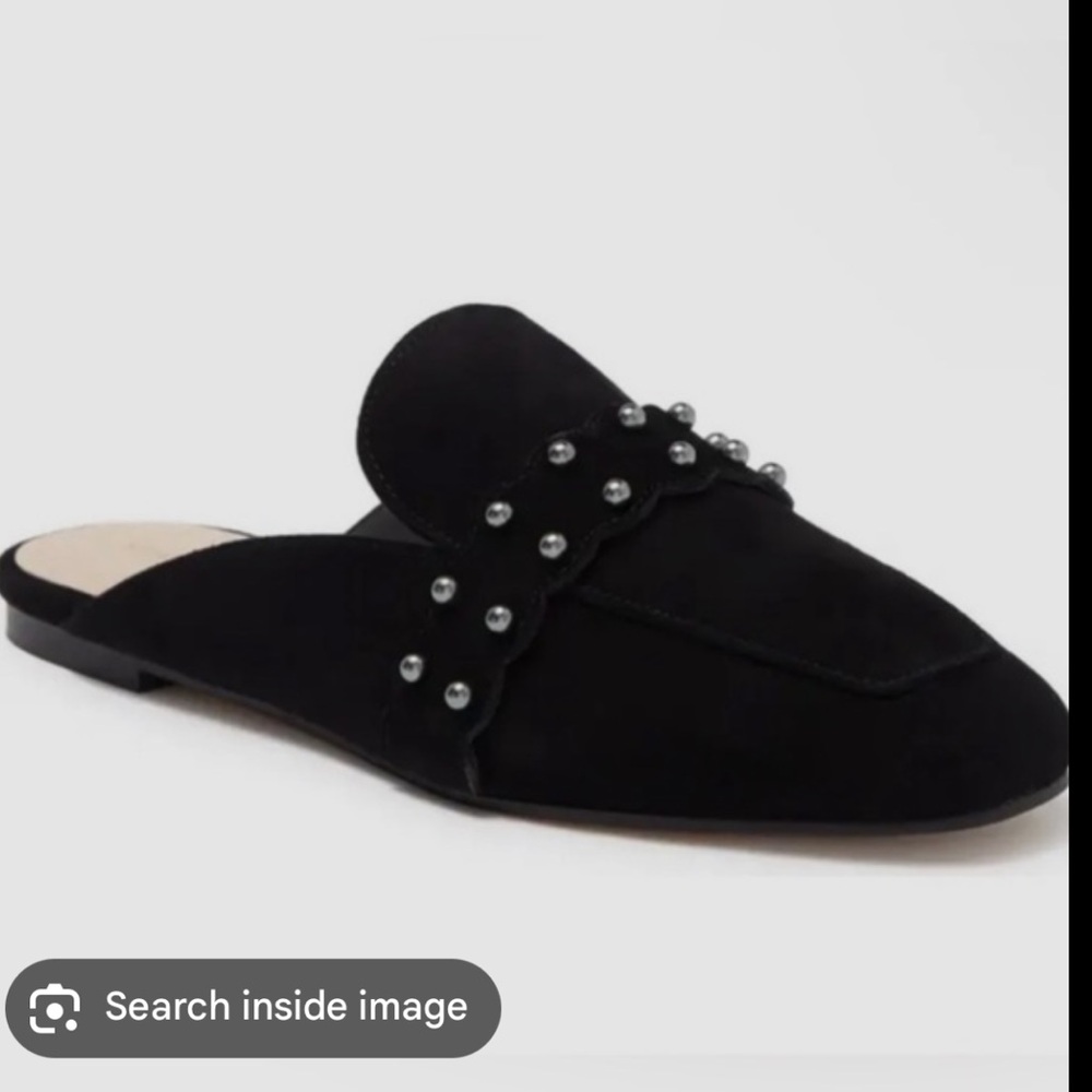 Stuart Weitzman superstud suede mule - image 1